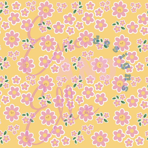 Smiley Flowers-- Multiple Colors