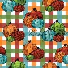 Load image into Gallery viewer, Plaid Pumpkins - Multiple Colors