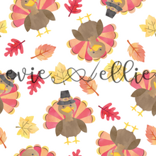 Load image into Gallery viewer, Thanksgiving Turkeys and Leaves - Multiple Colors