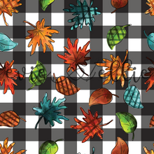 Load image into Gallery viewer, Plaid Leaves - Multiple Colors