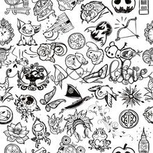 Load image into Gallery viewer, Princess Tattoos-- Multiple Colors