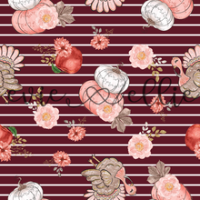 Load image into Gallery viewer, Pink Turkeys &amp; Pumpkins - Multiple Colors
