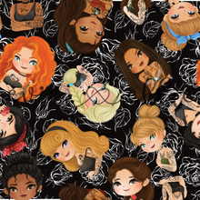 Load image into Gallery viewer, Tattooed Princesses-- Multiple Colors