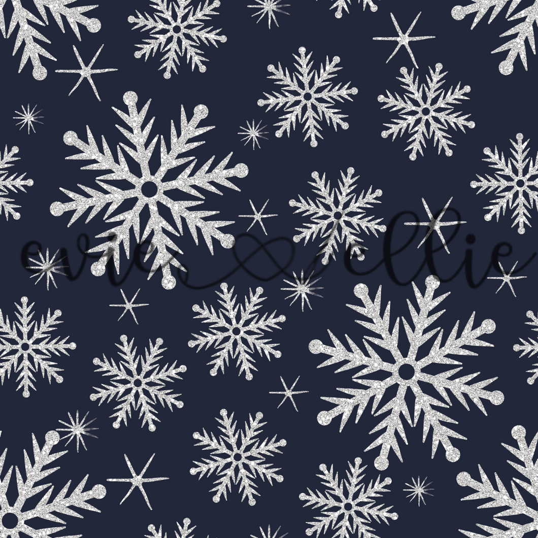 Silver Snowflakes - Multiple Colors