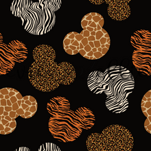 Load image into Gallery viewer, Animal Print Mouse Ears-- Multiple Colors