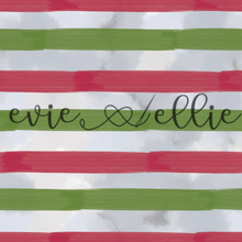Load image into Gallery viewer, Pinecones and Poinsettias Stripes - Multiple Options