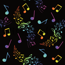 Load image into Gallery viewer, Rainbow Music Notes - Multiple Colors