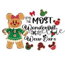 Load image into Gallery viewer, Most Wonderful Time to Wear Ears Sub-- Multiple Options