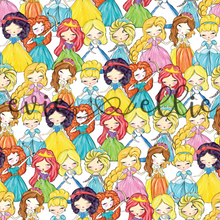 Load image into Gallery viewer, Stacked Princesses -- Multiple Colors