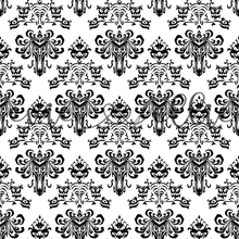 Load image into Gallery viewer, Spooky Mansion Wallpaper-- Multiple Colors