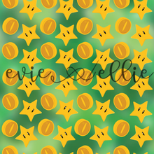 Load image into Gallery viewer, Super Plumber Bros Coins and Stars- Multiple Colors