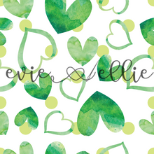 Load image into Gallery viewer, Green Hearts-- Multiple Colors