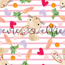 Load image into Gallery viewer, Bunnies and Hearts-- Multiple Colors