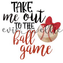 Load image into Gallery viewer, Take Me Out to the Ball Game- Multiple Colors