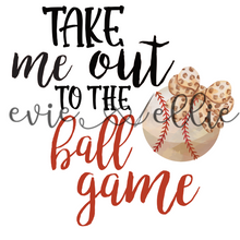 Load image into Gallery viewer, Take Me Out to the Ball Game- Multiple Colors