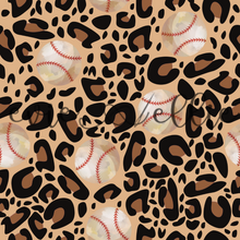 Load image into Gallery viewer, Baseballs and Leopard Print- Multiple Colors