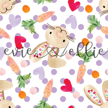 Load image into Gallery viewer, Bunnies and Hearts-- Multiple Colors