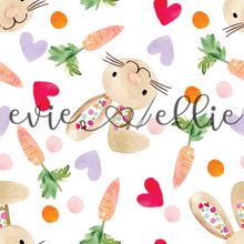 Load image into Gallery viewer, Bunnies and Hearts-- Multiple Colors