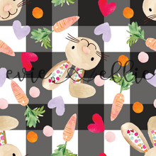 Load image into Gallery viewer, Bunnies and Hearts-- Multiple Colors