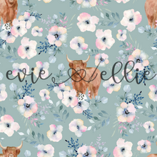 Load image into Gallery viewer, White Flowers and Cows