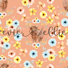 Load image into Gallery viewer, Orange Flowers and Cows