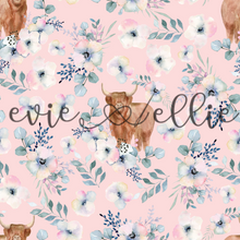 Load image into Gallery viewer, White Flowers and Cows