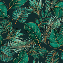 Load image into Gallery viewer, Gold Tropical Leaves-- Multiple Colors