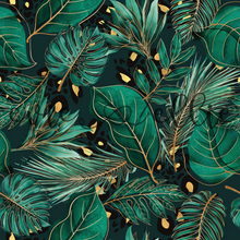 Load image into Gallery viewer, Leopard Tropical Leaves-- Multiple Colors
