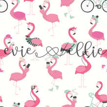 Load image into Gallery viewer, Hipster Flamingos-- Multiple Colors