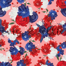 Load image into Gallery viewer, Red, White, &amp; Blue Flowers-- Multiple Colors
