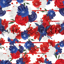 Load image into Gallery viewer, Red, White, & Blue Flowers-- Multiple Colors