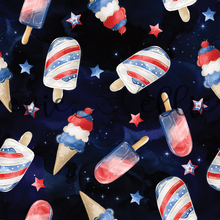 Load image into Gallery viewer, Red, White, & Blue Ice Creams-- Multiple Colors