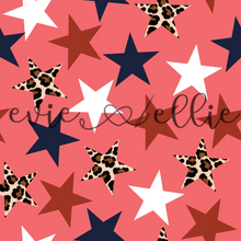 Load image into Gallery viewer, Red, White, Blue, & Leopard - Multiple Colors