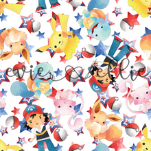 Load image into Gallery viewer, Poke Ball 4th of July-- Multiple Colors