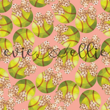 Load image into Gallery viewer, Softballs and Leopard Bows- Multiple Colors