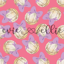 Load image into Gallery viewer, Volleyballs and Bows- Multiple Colors