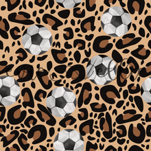 Load image into Gallery viewer, Soccer Balls and Leopard Print- Multiple Colors