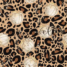 Load image into Gallery viewer, Volleyballs and Leopard Print- Multiple Colors