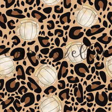 Load image into Gallery viewer, Volleyballs and Leopard Print- Multiple Colors