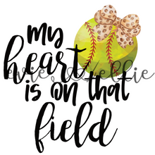 Load image into Gallery viewer, My Heart is on that Field- Multiple Colors
