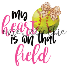 Load image into Gallery viewer, My Heart is on that Field- Multiple Colors