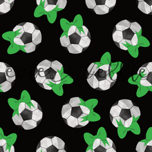 Load image into Gallery viewer, Soccer Balls and Bows- Multiple Colors