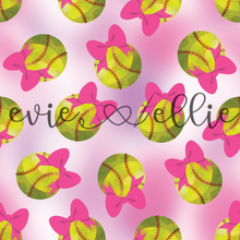 Load image into Gallery viewer, Softballs and Bows- Multiple Colors