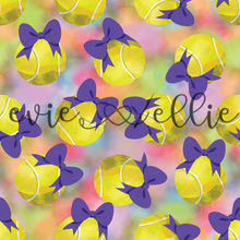 Load image into Gallery viewer, Tennis Balls and Bows- Multiple Colors