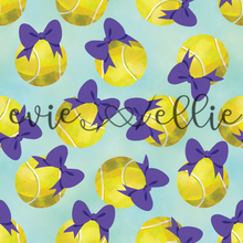 Load image into Gallery viewer, Tennis Balls and Bows- Multiple Colors