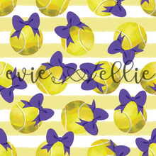 Load image into Gallery viewer, Tennis Balls and Bows- Multiple Colors