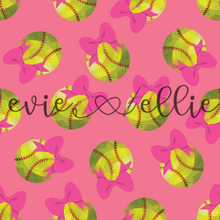 Load image into Gallery viewer, Softballs and Bows- Multiple Colors