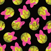 Load image into Gallery viewer, Softballs and Bows- Multiple Colors