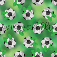 Load image into Gallery viewer, Soccer Balls and Bows- Multiple Colors