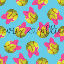 Load image into Gallery viewer, Softballs and Bows- Multiple Colors